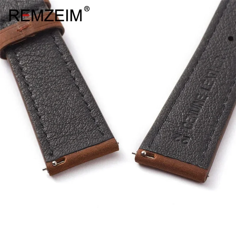 Retro Frosted Crazy Horse Calfskin Watchband 18mm 19mm 20mm 21mm 22mm Quick Release Replacement Strap