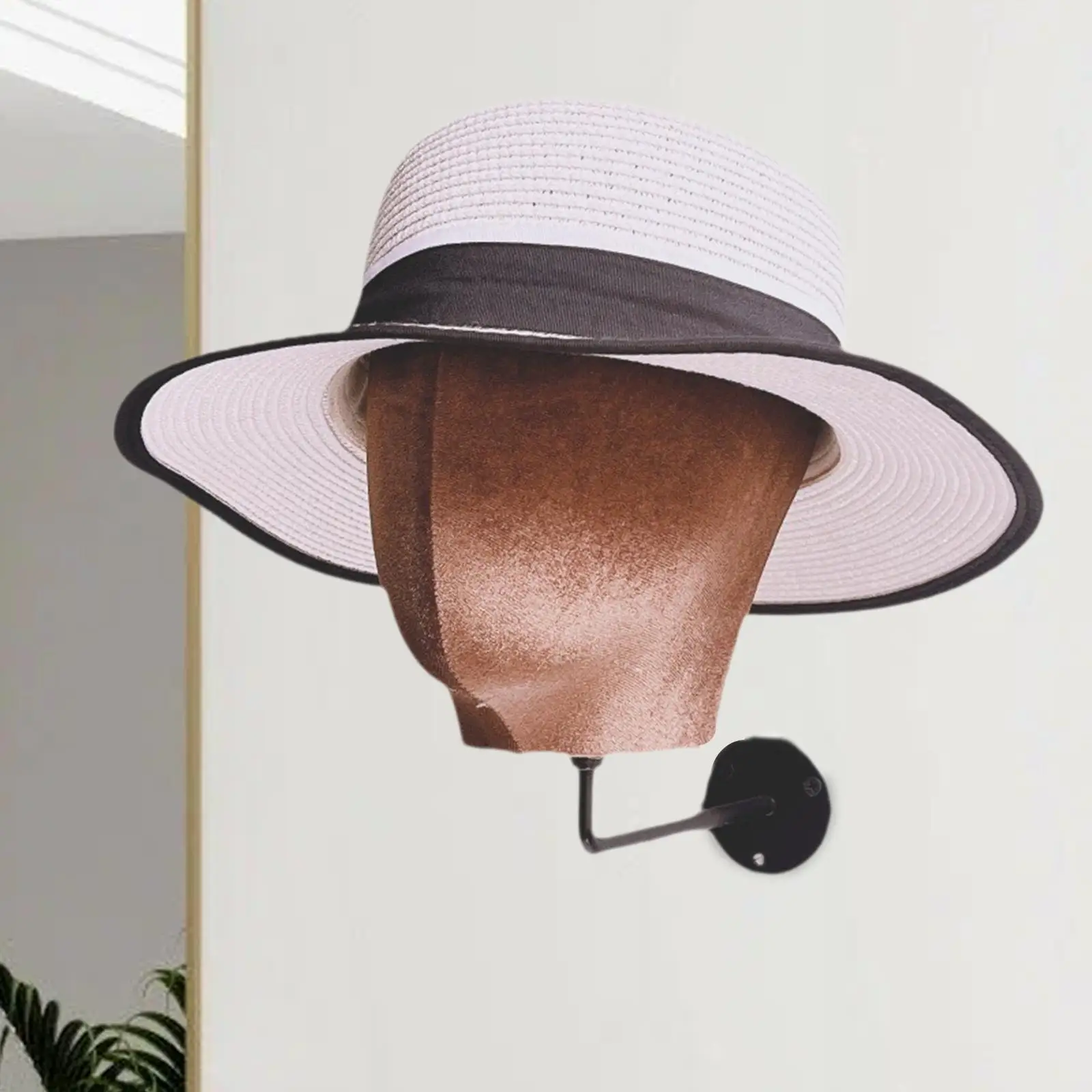 

Mannequin Head Model Display Hair Hats Hairpieces Wig Head Display Sturdy Durable for Home Salon Beginner Hairdresser Training