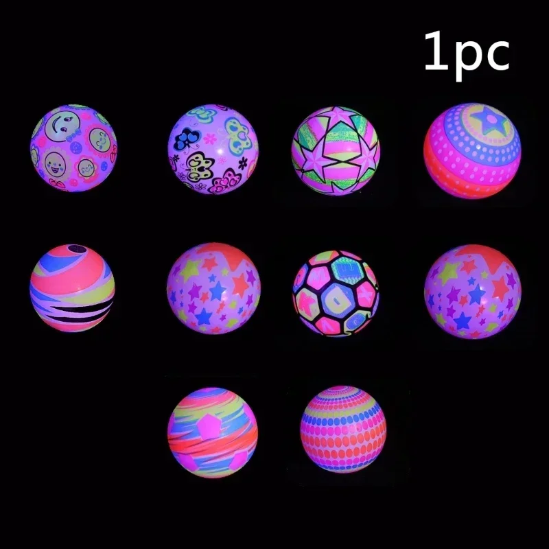 1PC Kids Creative-Luminous Toys-Flashing Jumping Bouncing Vibrating Ball Musical Dance Ball Interactive Toys Boys and Girls Gift