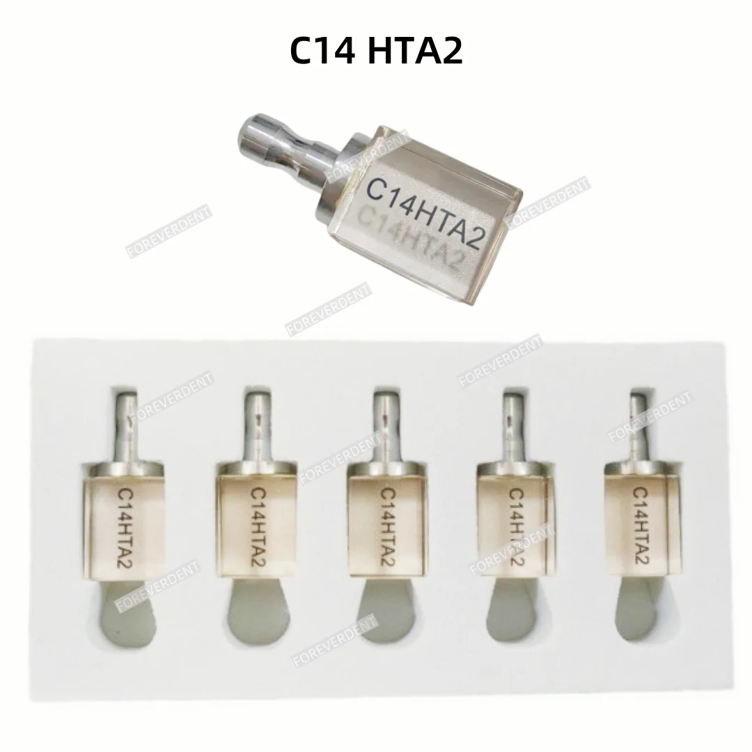 C14 HTA2 Dental Crystal Blocks Glass Ceramic Zirconia Reinforced CEREC Block CAD