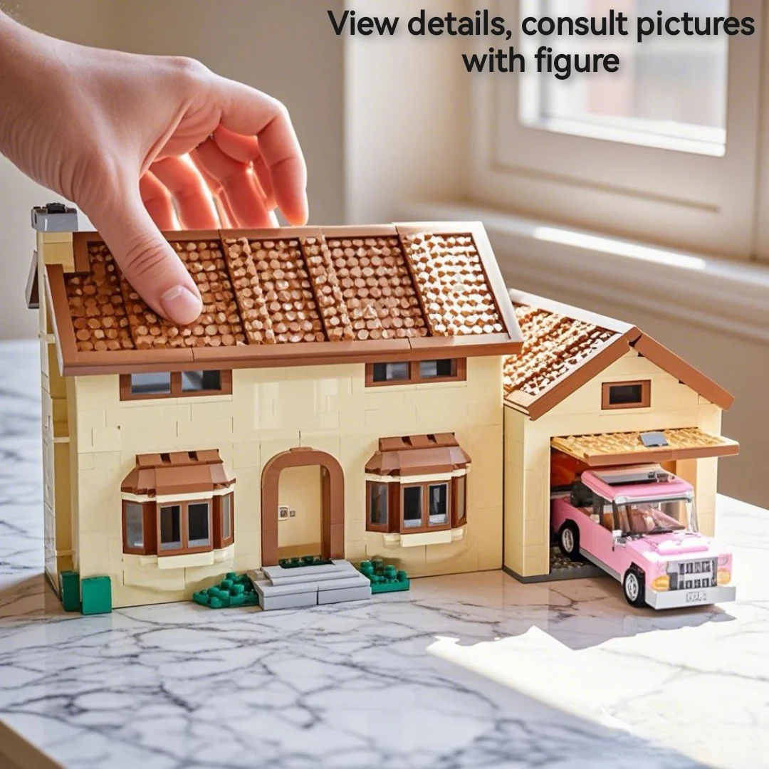 

Совместимость с Simp House 71006, 16005, строительные блоки, кирпичи, город StreetView, образование, детские игрушки на день рождения, Рождество, подарки