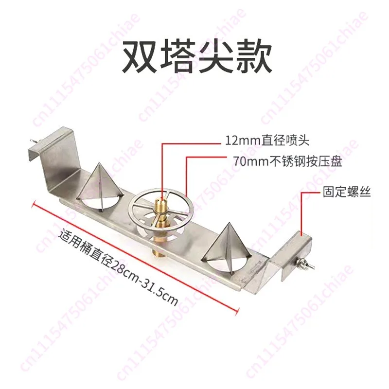 New Pesticide Bottle Opening Bottle Washer Quick Refusing High Pressure Washer Flying Plant Protection Bottle Washer