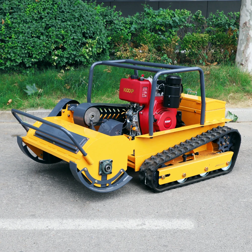 Custom Remote Control Lawn Mower,100cm Cutting Width,Low Emissions,45° Slope Climbing Ability,Robot Lawn Mower,CE/EPA Certified.