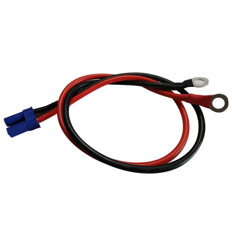 Universal for Battery Motorcycle EC5 to O Ring Cable Power Adapter Waterproof 10AWG 50cm/1.6ft Cable