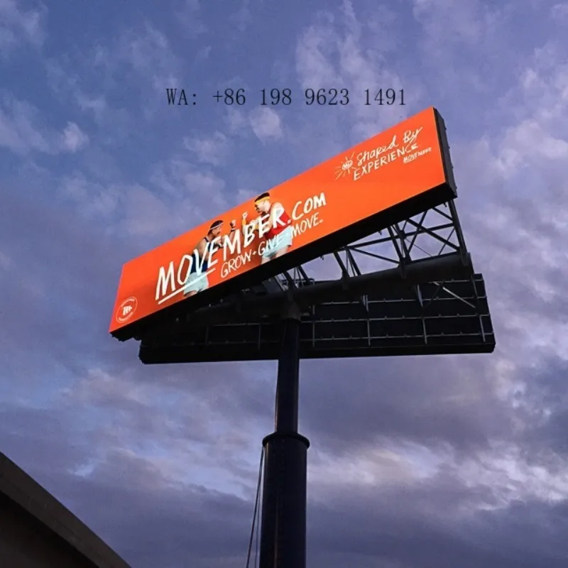 

960*960mm Outdoor LED Panel Waterproof Front Maintenance Cabinet High Brightness Fixed Commercial Advertising Display Screen
