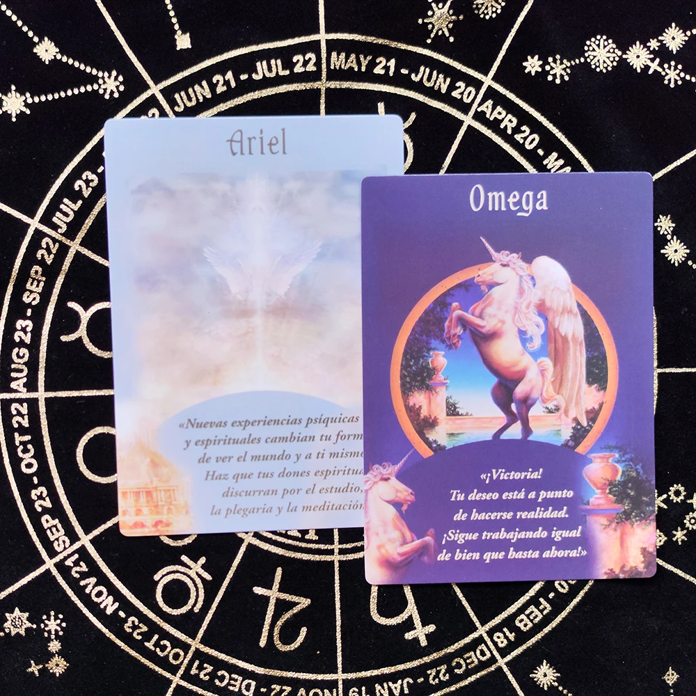 Messages from Your Angels: Oracle Cards - Premium Spanish Deck , High-Quality Print, and Powerful Angelic Messages