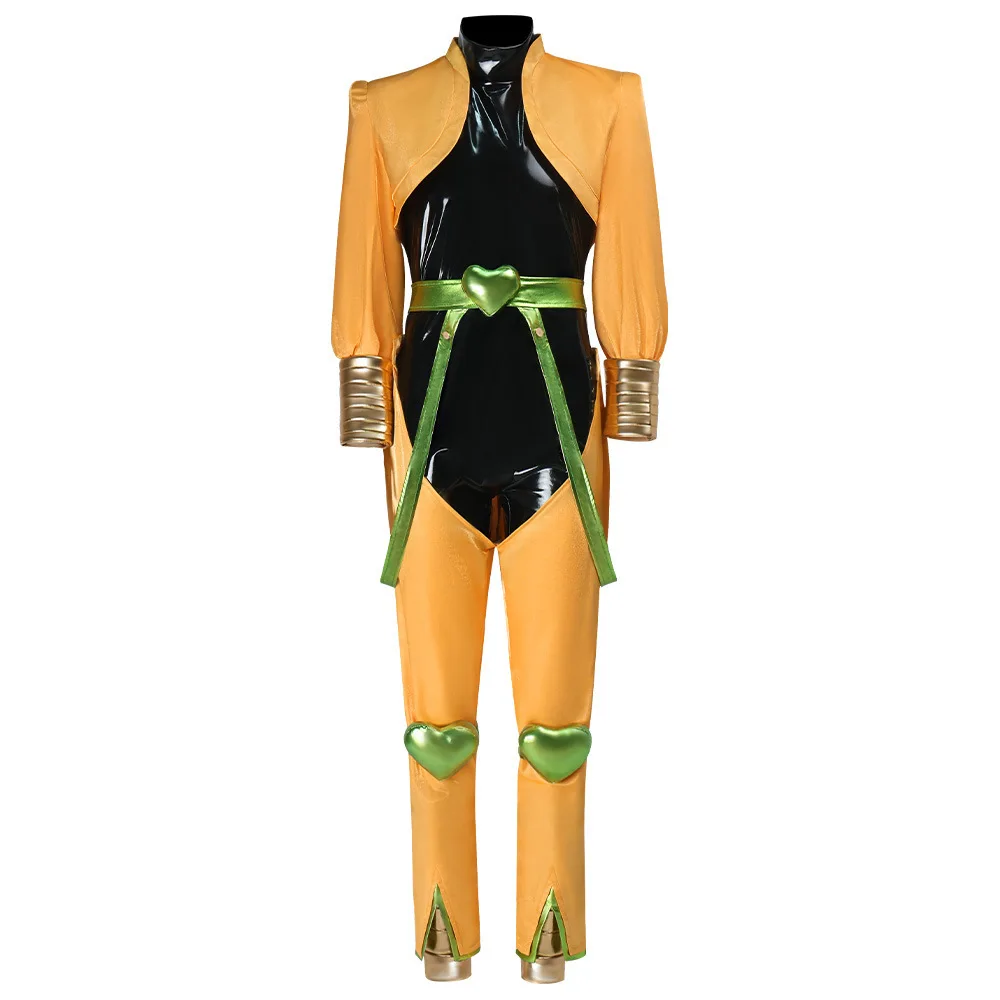 

Anime Brando Cosplay Costume Role-Paly Garment PU Leather Top Pants Short Coat Leg rings Leg Wears 5pcs Set Halloween Cos