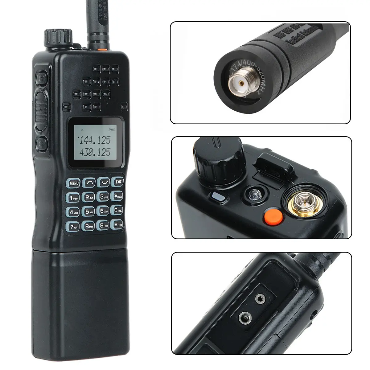 136-174MHz 400-520MHz Portable Two Way Radio Walkie Talkie Baofeng AR-152 Tactical Walkie Talkie Dual Band Ham Radio