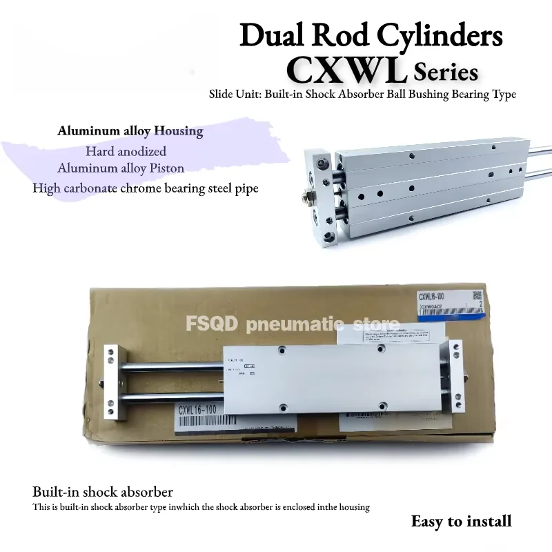 

CXWL16-100 CXWL16-200 FSQD Sliding unit cylinder Pneumatic cylinder CXWL series