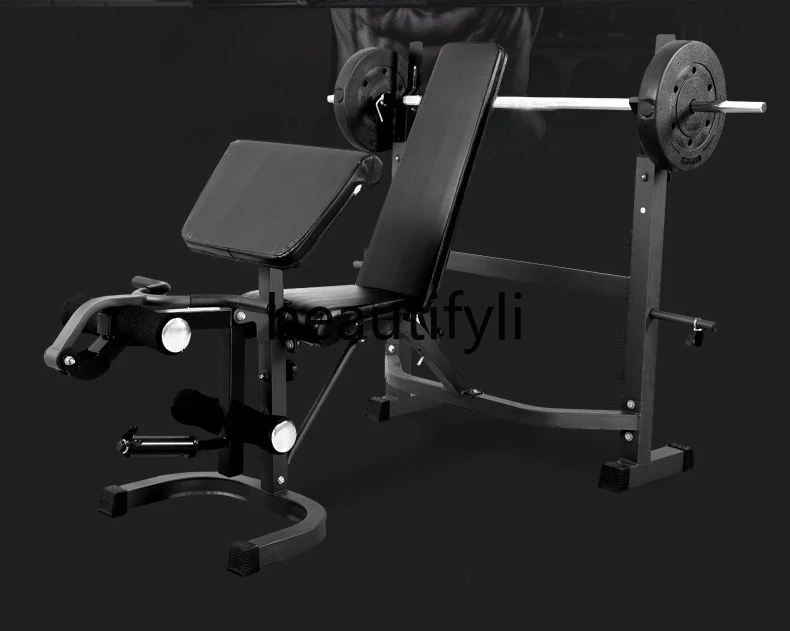 

Home Weightlifting Bench Multifunctional Sit-up Bench Press Rack Foldable Dumbbell Bench Squat Rack