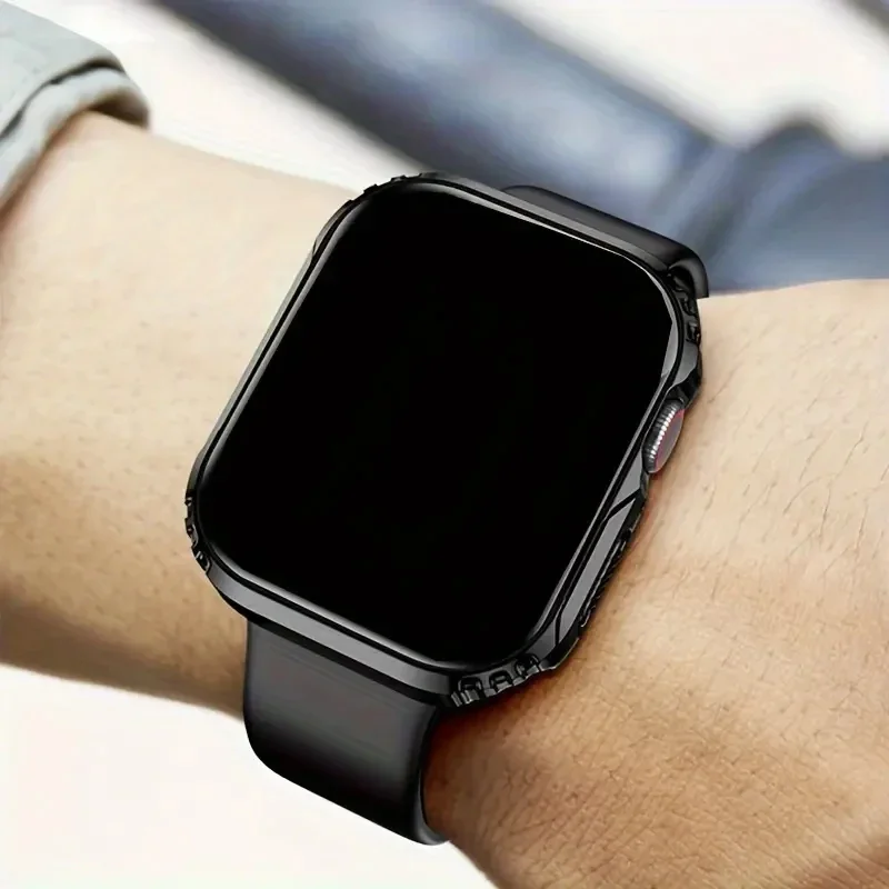 Etui na zegarek Apple 45mm 41mm 40mm 44mm HD ochronne szkło hartowane na ekran twarde etui ochronne iWatch Serie 9 8 7 6 5 4 se