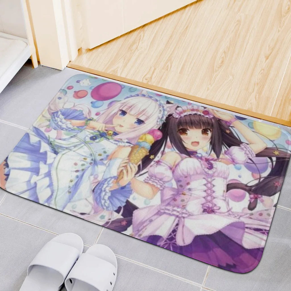 

Anime Nekoparas Kawaii Cute Room Rug Carpet Flannel Interior Home Decorations Dressing