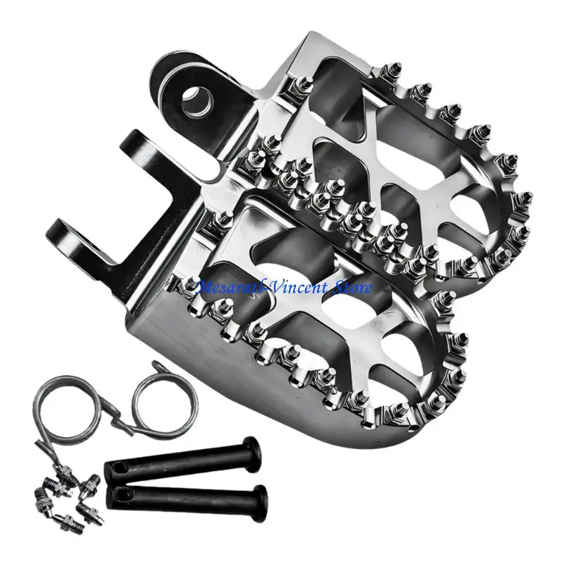 A70F Motorrad-Fußrasten, rutschfeste Oberflächen, korrosionsbeständige Aluminiumkonstruktion, Fußrasten, Pedal-Fußstütze – Detail 2
