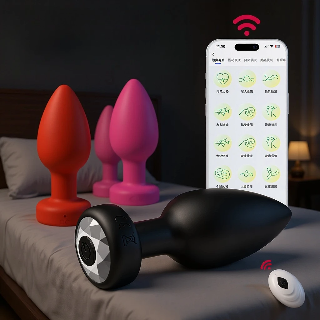 Wireless Control Vibration Anal Vibrator for Men 10 Vibration Adult Gay Products Couples with Erotic Products Butt Plugs