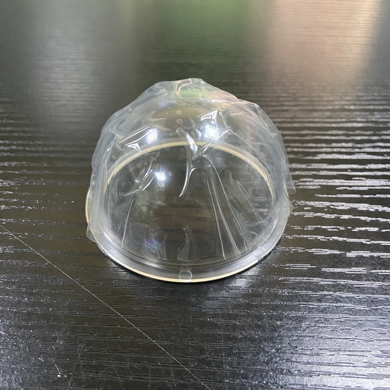 2.7 Inch Acrylic Indoor / Outdoor CCTV Replacement Clear Camera Dome Housing  HD transparent Dome Cover