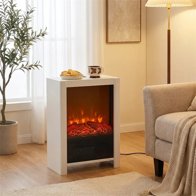 -For Luxury  Chimeneas Modern Simulation Charcoal Flame Outdoor Heater Home Decorative Heater Bedroom Bedside Table Fireplace^