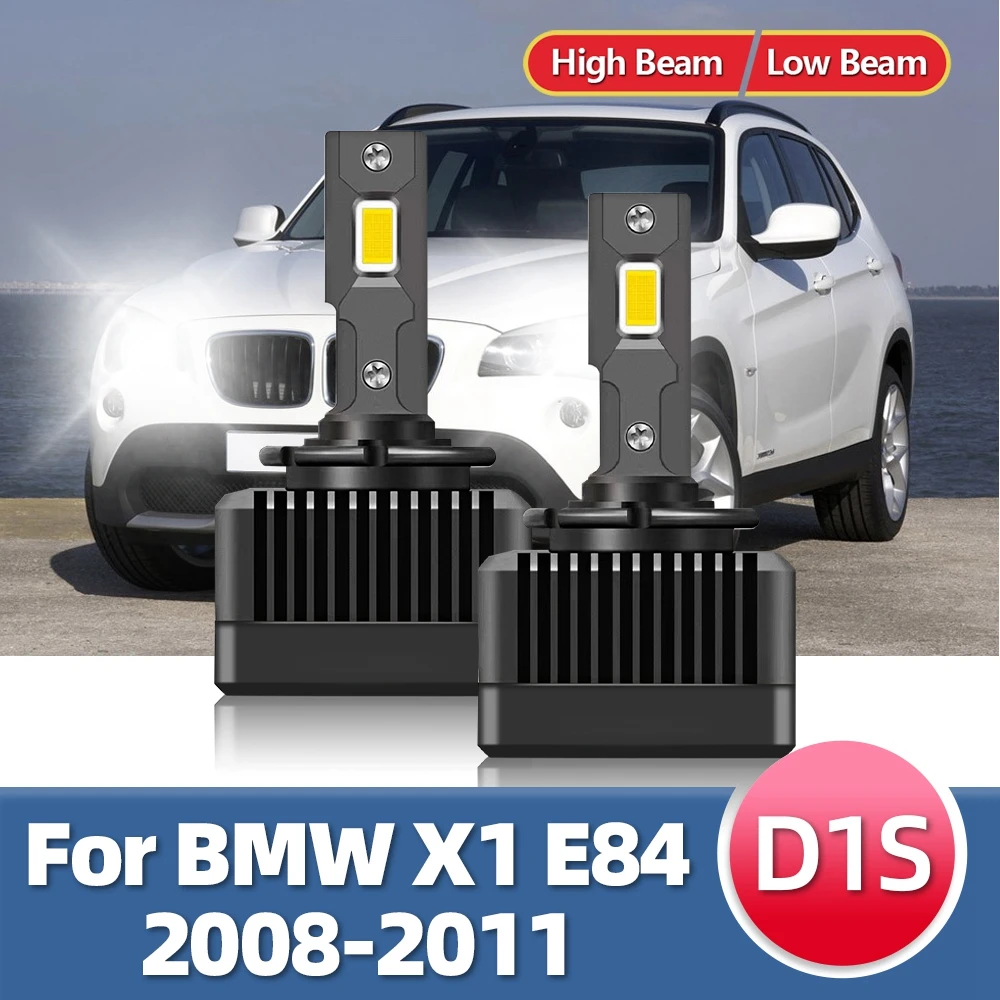 

D1S LED Headlights 110W Lights Turbo Bulbs Two-side CSP Chip Canbus 6500K Plug&Play D1 For BMW X1 E84 2008 2009 2010 2011