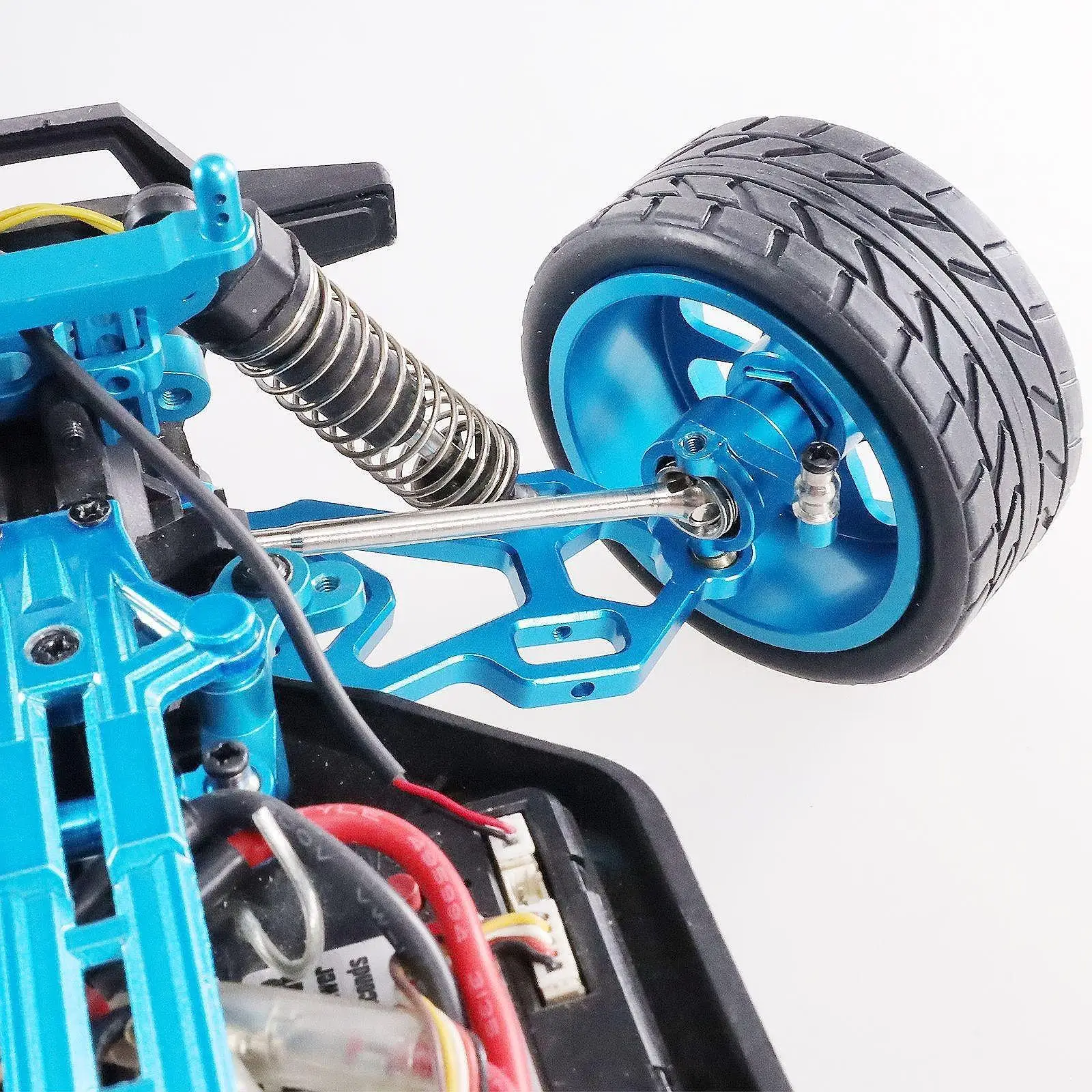 1/16 RC Car Front Rear Steel Drive Shafts CVD Axles Upgrade Kit with Couplers for 16101 16102 16103