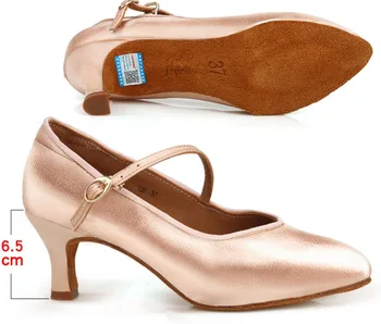 女性のための新鮮なサテンのボールルームダンスシューズ,標準の靴,ハイヒール,ソフトアウトソール,モダン,138