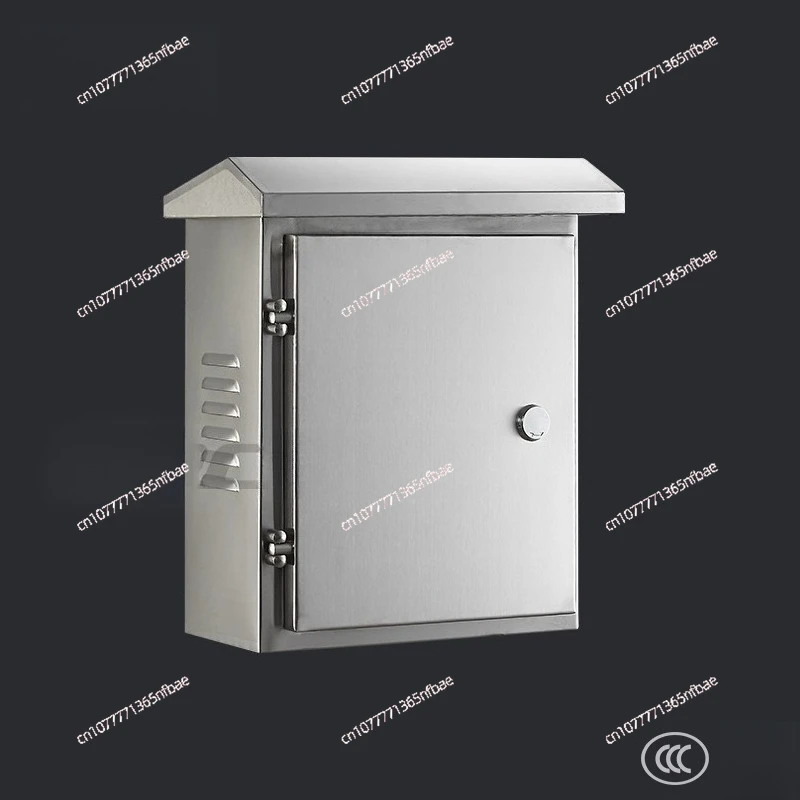 Stainless Steel Distribution Box 300400160mm Waterproof Rainproof Outdoor Electrical Control Box for Industrial & Home Use