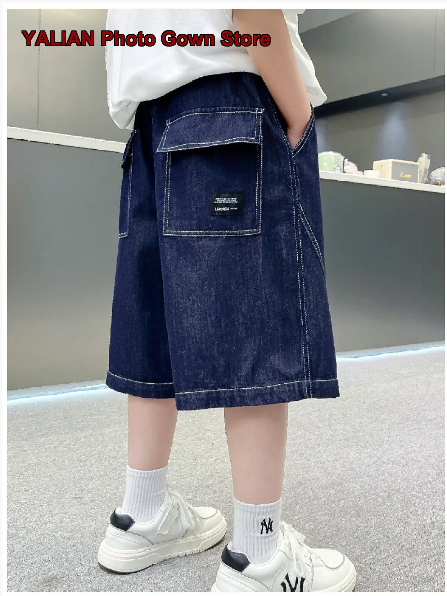 Boys Shorts Summer Thin 2026 Kids Summer Wear Middle-Older Kids Outerwear Trendy