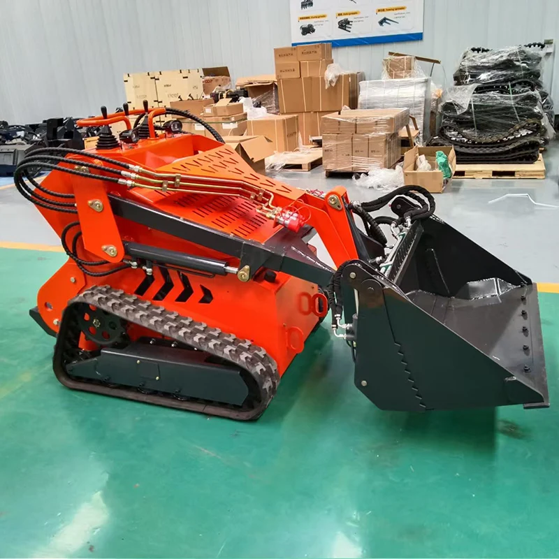 USA Spot Skid Steer Loader EPA Engine Mini Track Loader متوفر في الأوراق المالية في أمريكا مع المرفقات