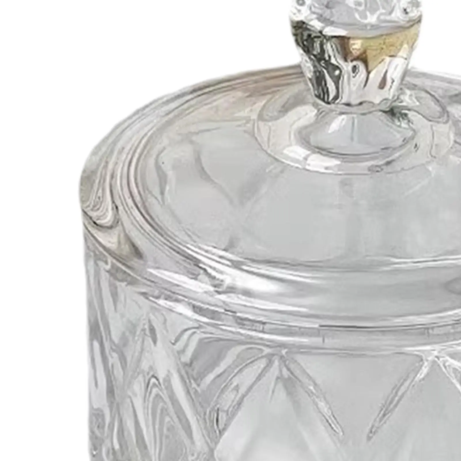 Frasco de doces com tampa, barril transparente, armazenamento, açucareiro, tigela de doces, frasco de biscoitos para casa, aniversário, restaurante, sala de estar