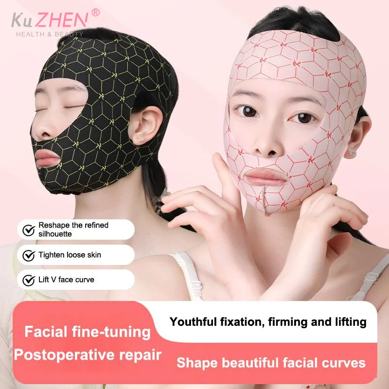 Reusable Facial Slimming Bandage V Face Lifting Firm Mask Shaper Anti-Wrinkle Sleep Face Mask Beauty Tool Skin Care Breathable