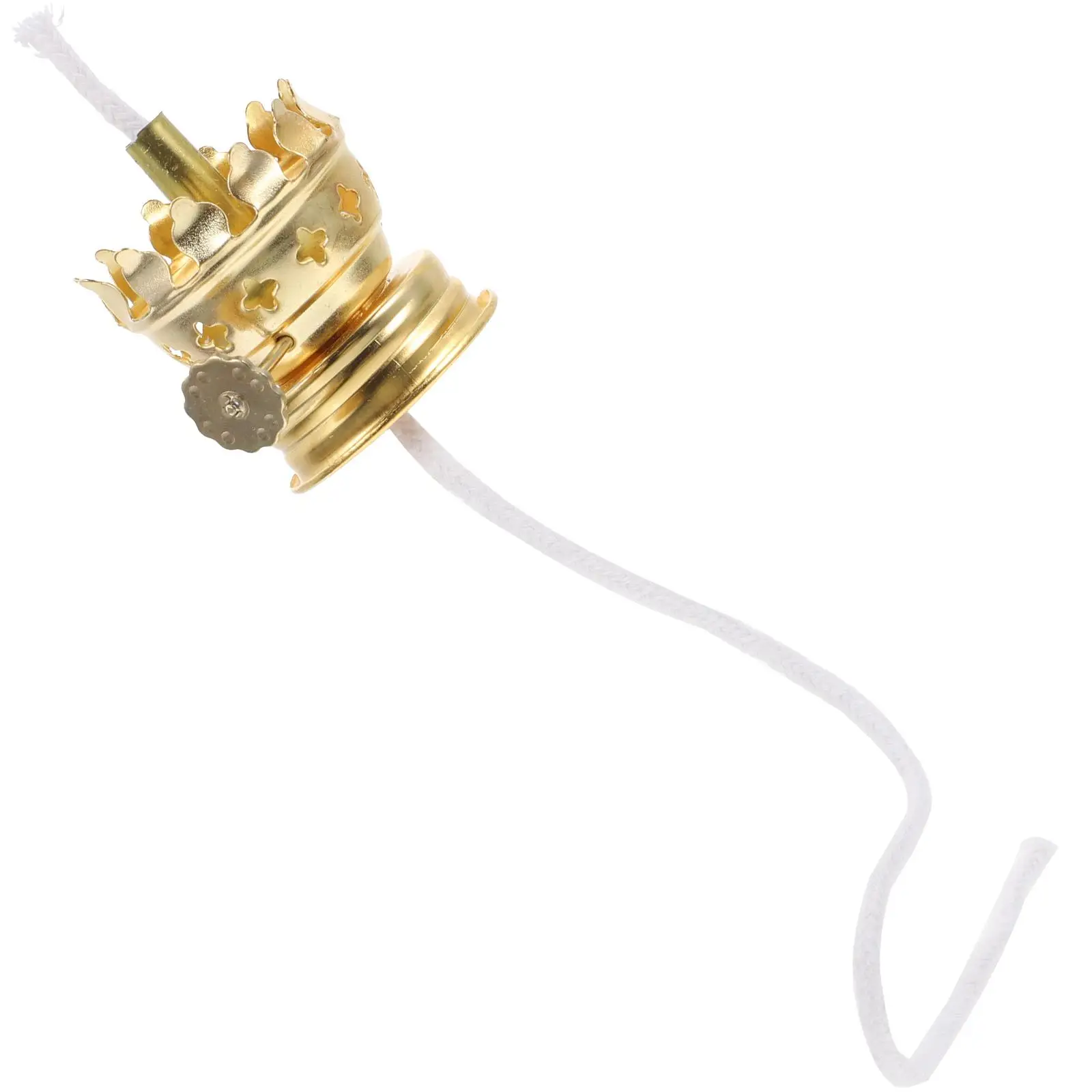 

Retro Oil Wick Holder Kerosene Parts Burner For Oil Lamp Replacement Burner Head Iron DIY Portable Lighting Accessories