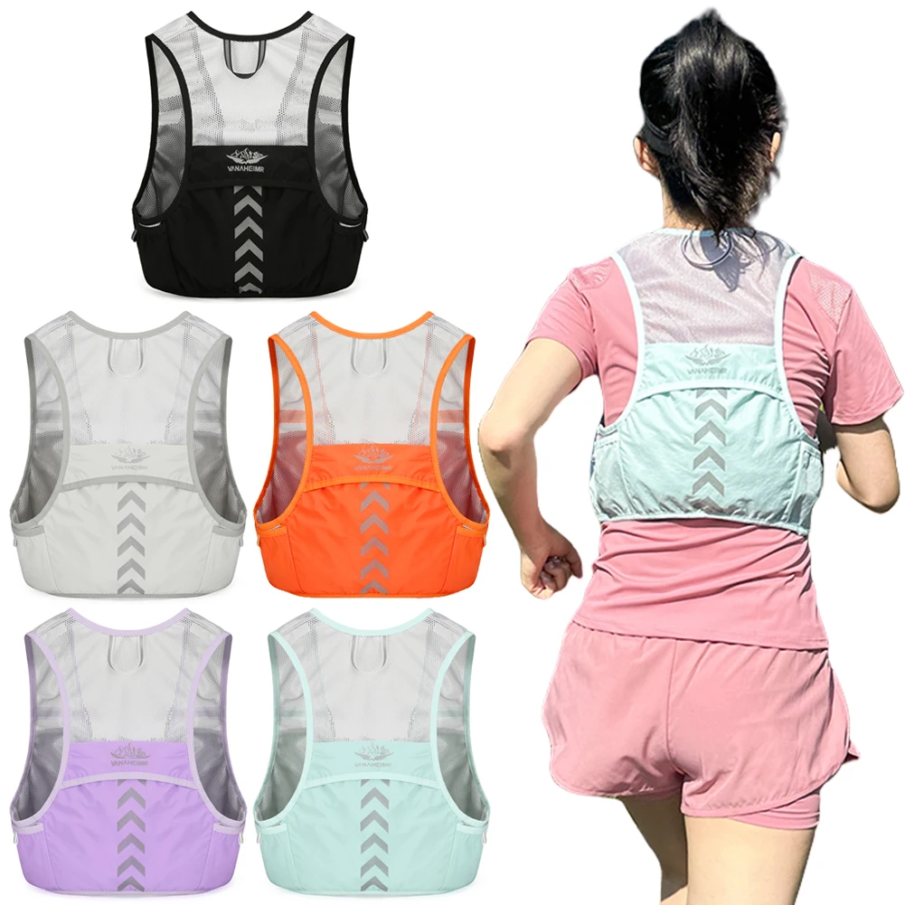 Outdoor Trail Running Backpack Ultralight Women Men Hydration Vest Running Bag Marathon Bicycle Bag for Bicycle Marathon Hiking
