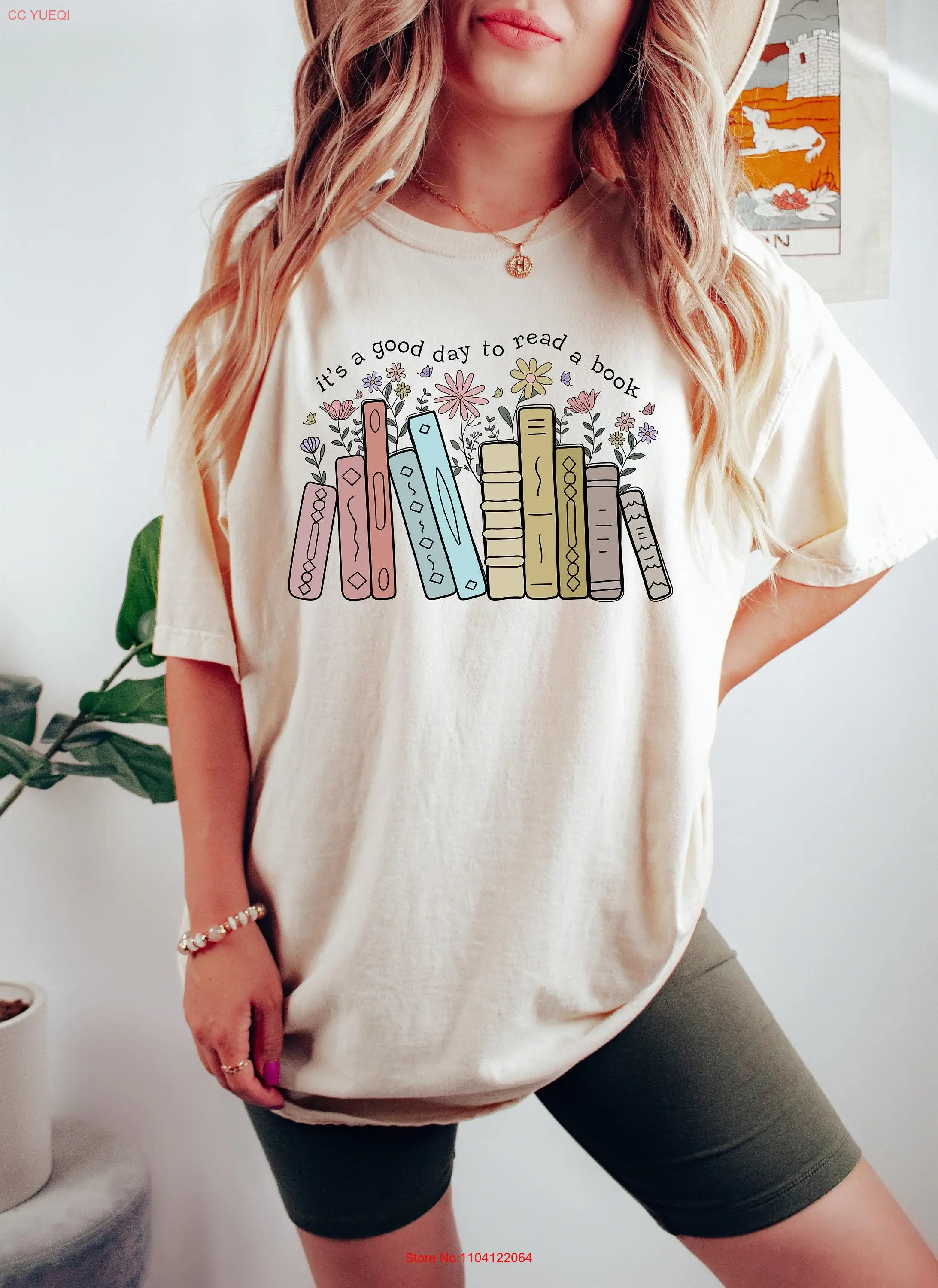 

Футболка «It's A Good Day To Read Book» Love Reading Back School s For Lovers Librarian Bookish SweaT с длинными или короткими рукавами