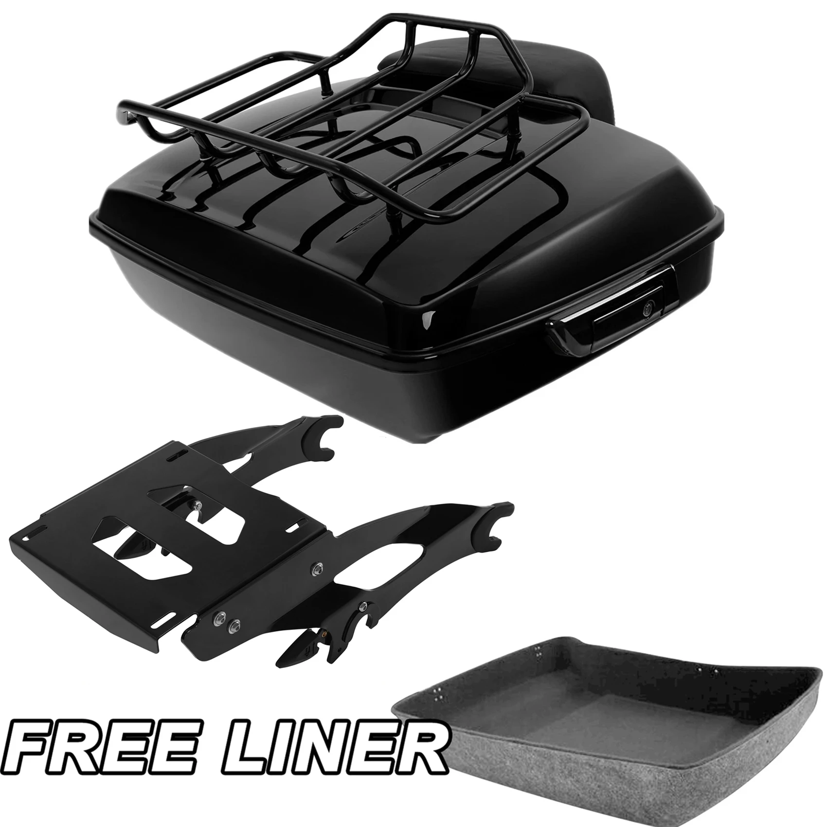 Chopped Trunk Luggage Mount Rack Backrest Fit For Indian Chieftain Challenger Springfield Dark Horse Roadmaster Classic
