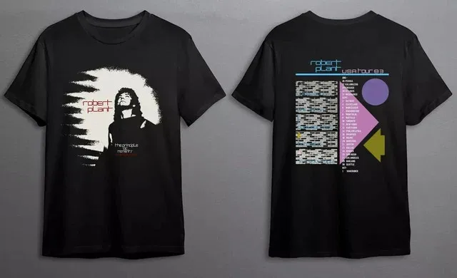 1983 Robert Plant The Principle Of Moments USA Tour T-Shirt