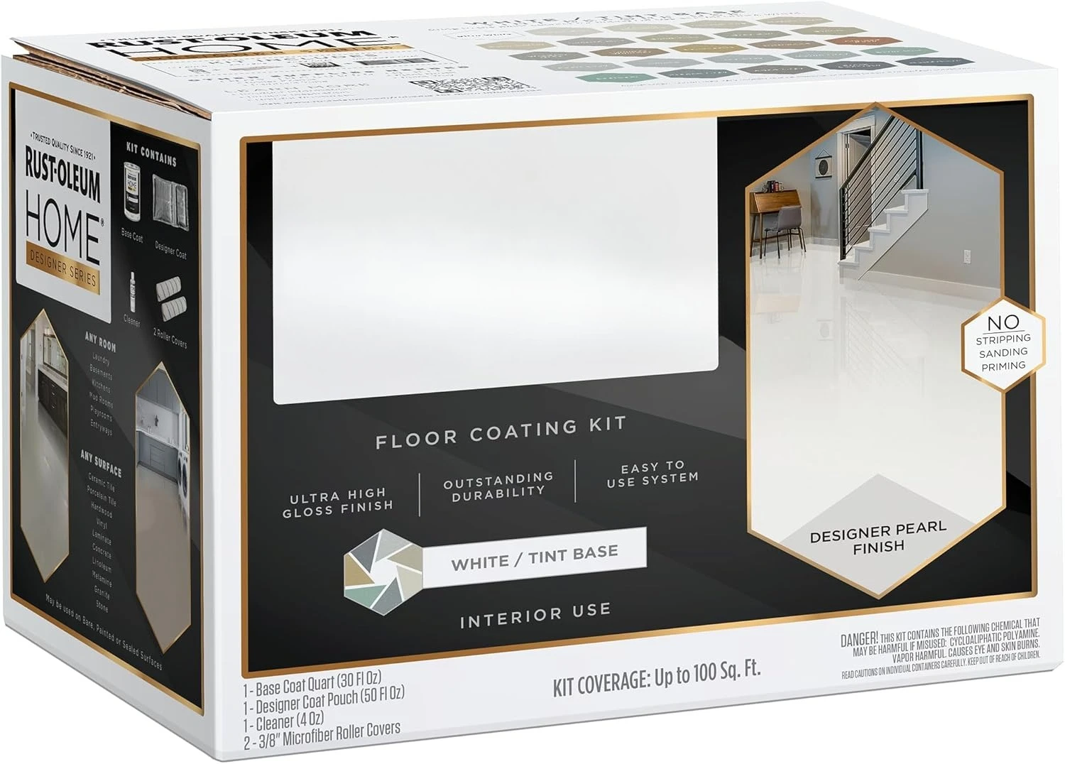 

391503 Home Designer Series Floor Coating Kit, High Gloss White