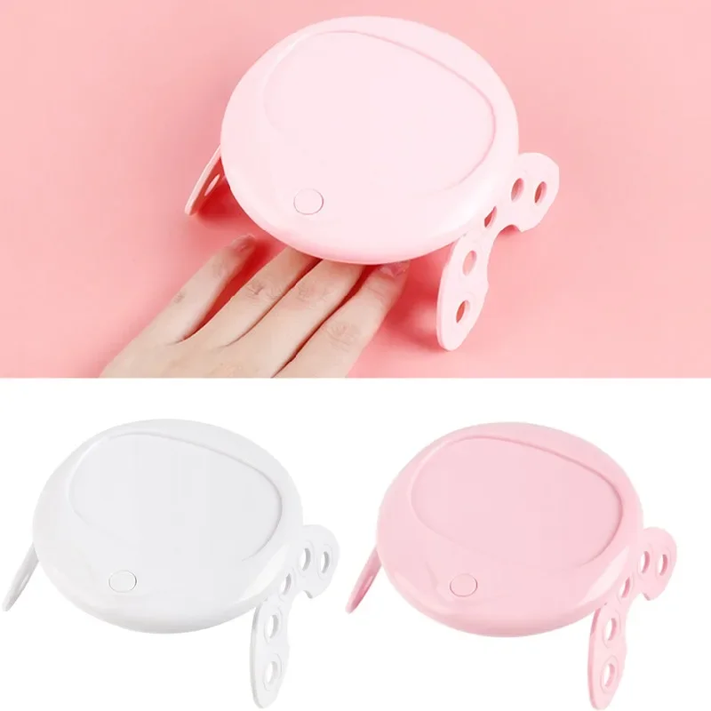 Mini Folding Nail Lamp USB Wire Phototherapy Lamp 12 Lamp Portable Quick Drying of Nail UV Glue Home Nail Studio Curing UV Light