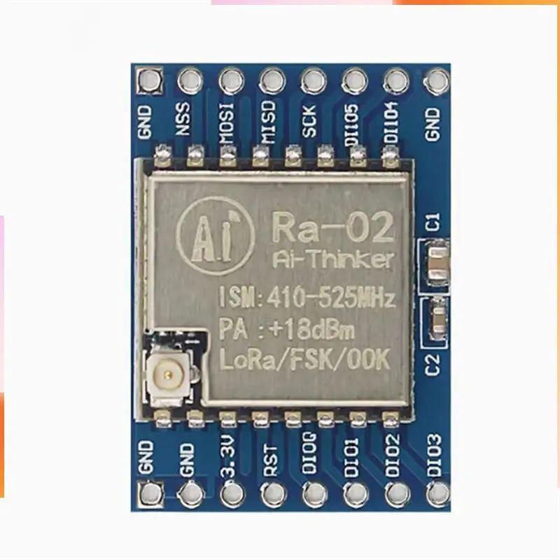 A92Z SX1278 Модуль Lora Lora 02 433M Модуль адаптера Беспроводная передача Модуль связи SPI