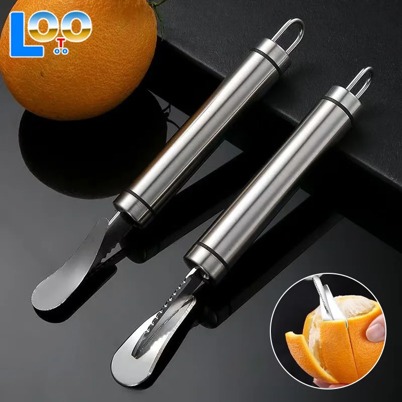 Овощечистка для апельсинов, ручная овощечистка для лимона, практичная открывалка для фруктов, грейпфрутов, резак, кухонные гаджеты, кухонные аксессуары