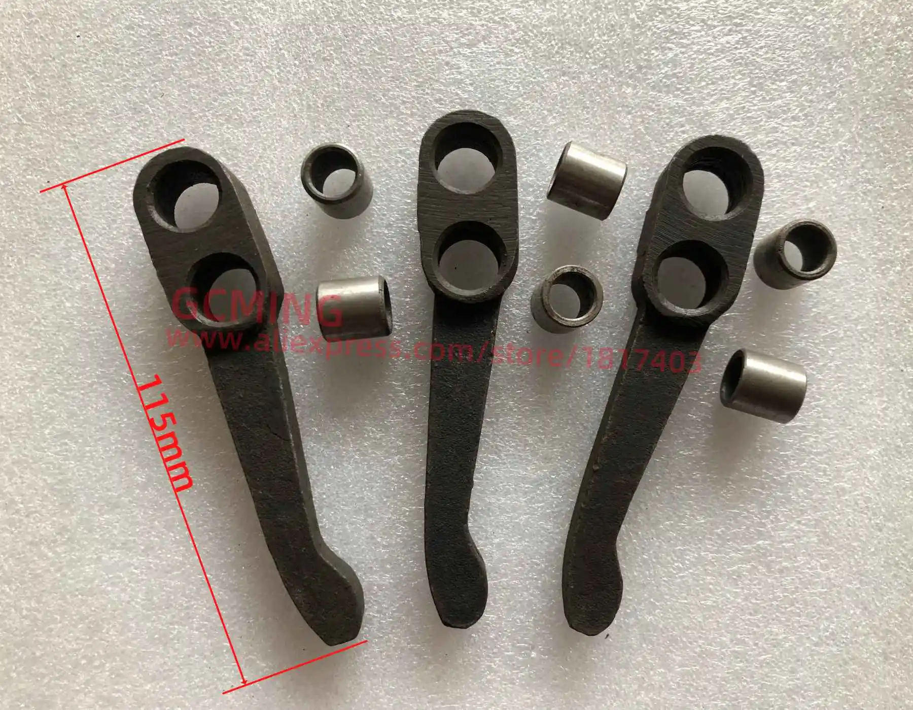 

JINMA 184.21S.130 Release Lever + 184.21S.129 Bush , the 8'' three-finger dual-stage clutch, JINMA / JM tractors parts