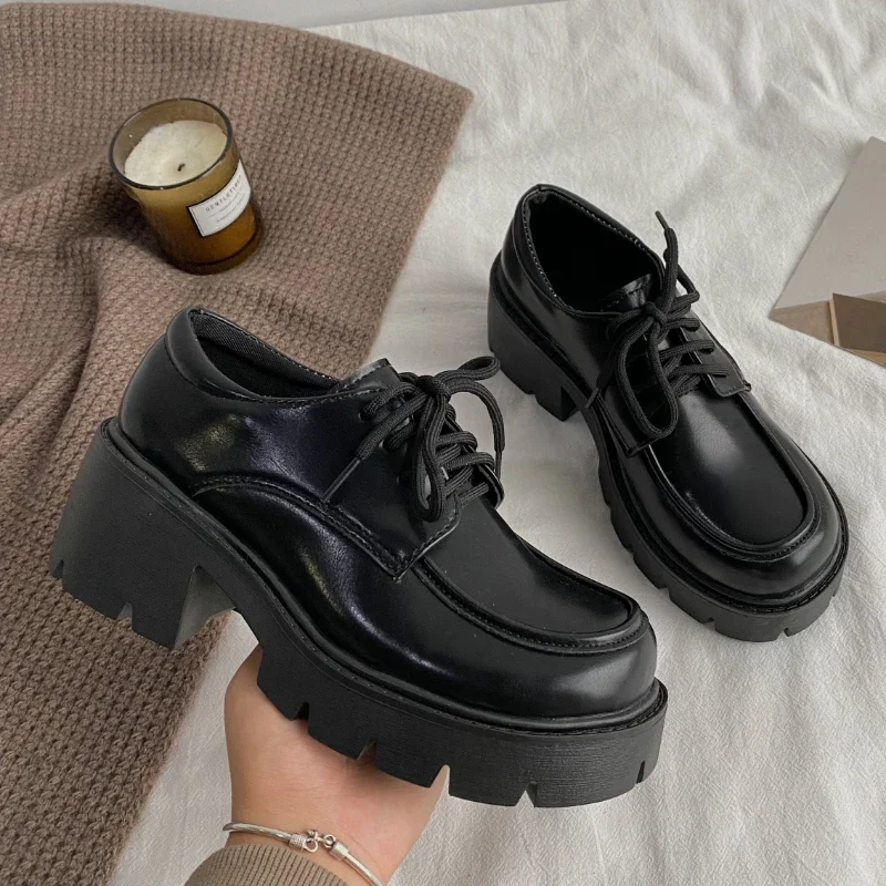 Japanische Schuluniform JK Student Schuhe Mädchen Frauen Kawaii Lolita Weiche Schwester Runde Kappe Plattform niedrigen Absatz Schuhe Mary Jane Schuhe