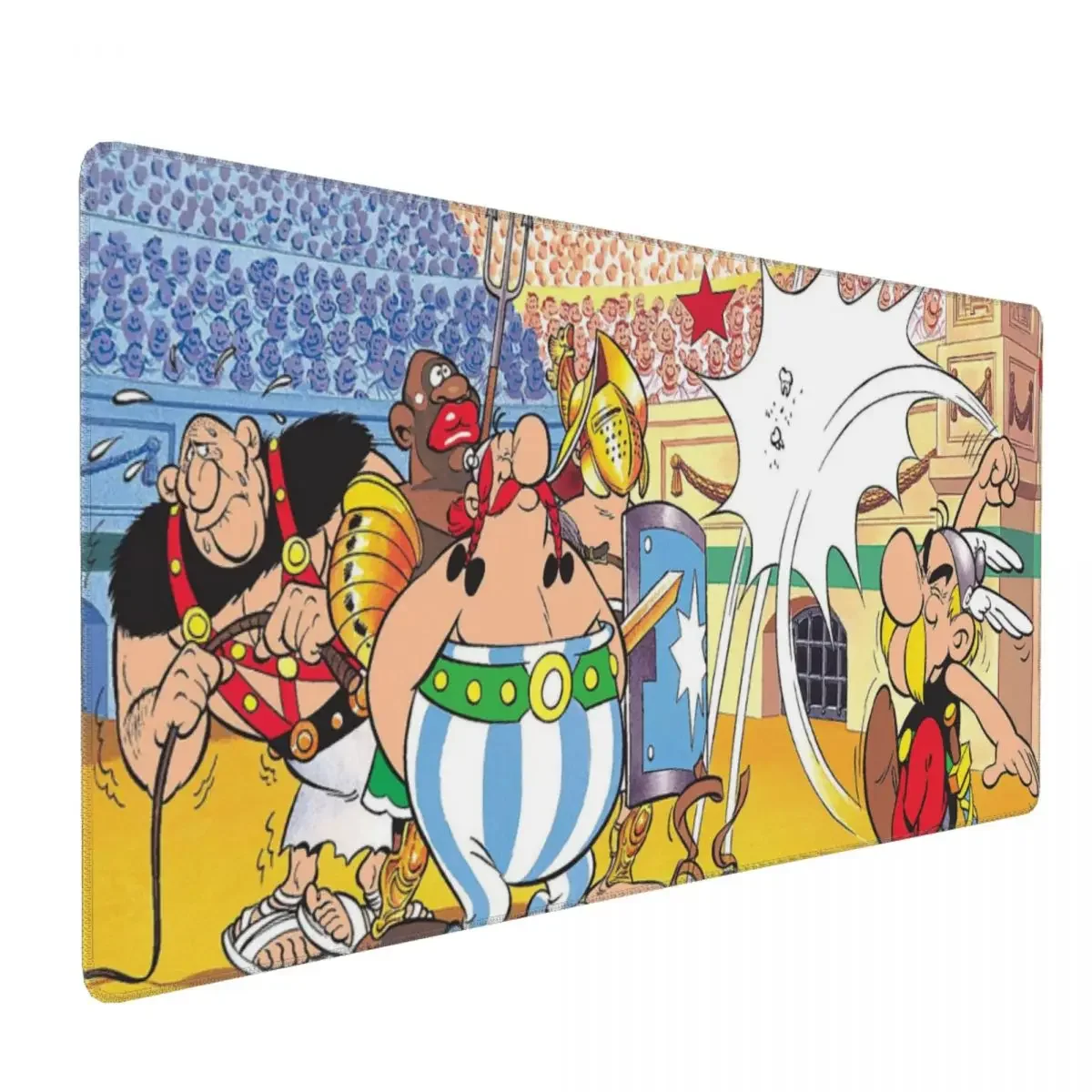 Asterix And Obelix Dogmatix Large Mouse Pad Computer Keyboard Mouse Mat Gaming PC Laptop Desk Mat Office Accessories Table Mats