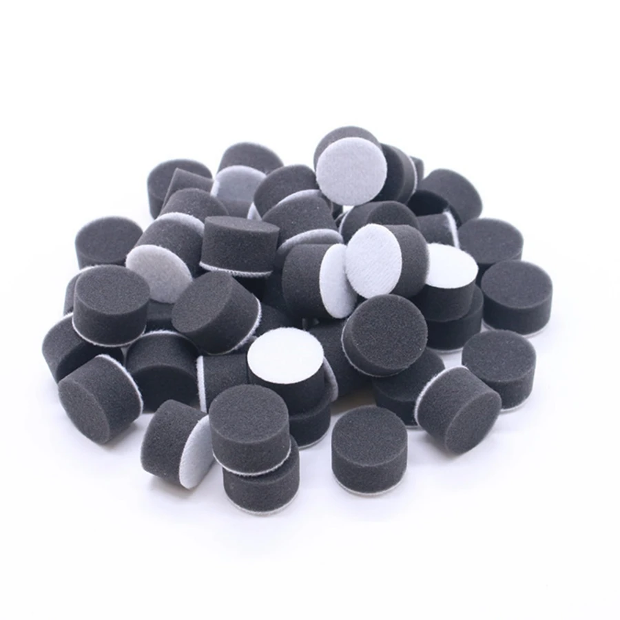 แผ่นฟองน้ำสำหรับขัดรถยนต์แผ่นขัด M6 25มม. 151ชิ้นสำหรับเครื่องมือโรตารี่ Dremel