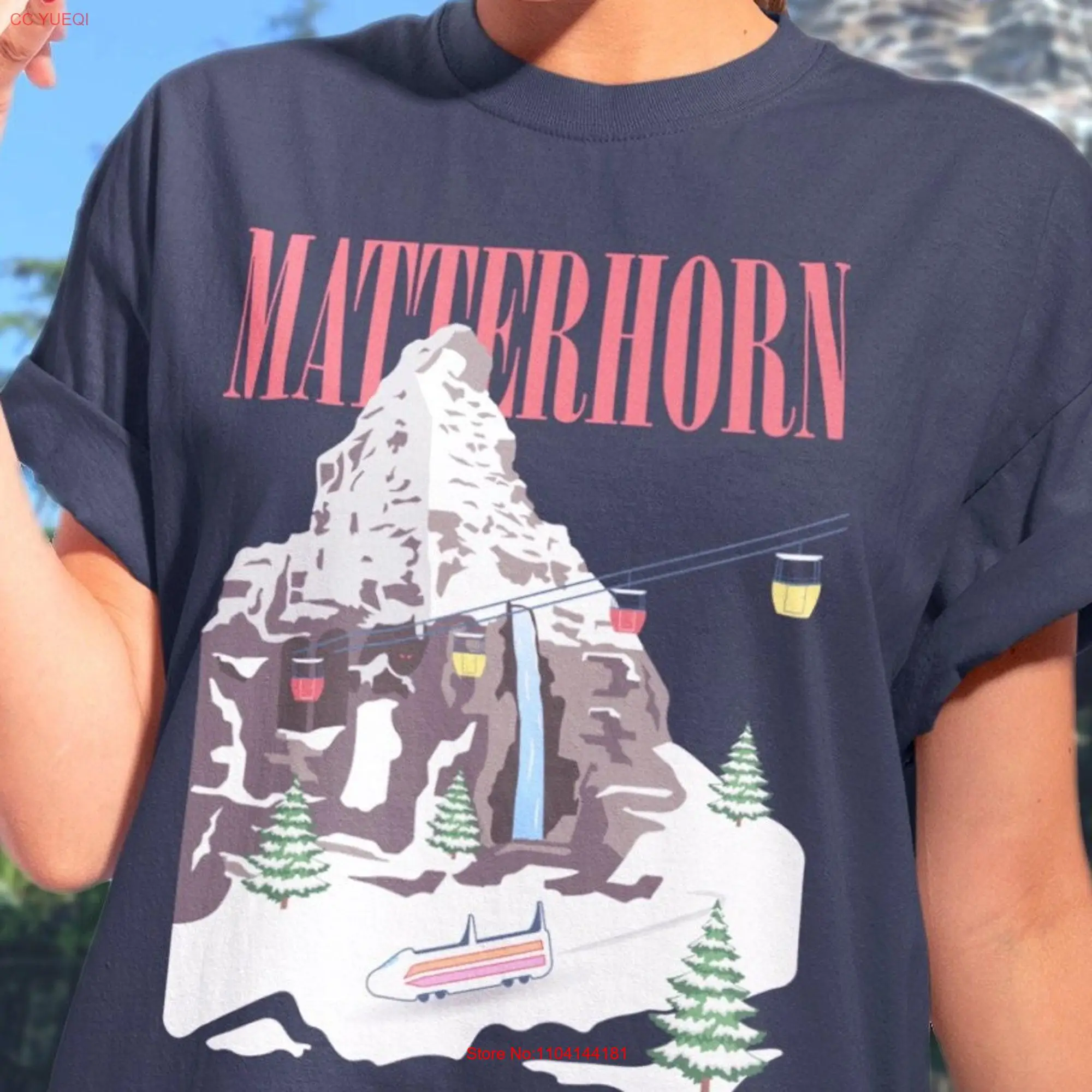 Matterhorn Bobsleds T Shirt long or short sleeves