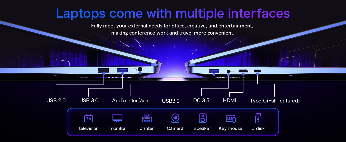 16" Laptop, I3 Processor, 16Gb Ddr4, 1Tb Ssd, 1920×1200 Fhd Display, Fingerprint Unlock, Backlit Keyboard, Privacy Camera, Multi-Interface