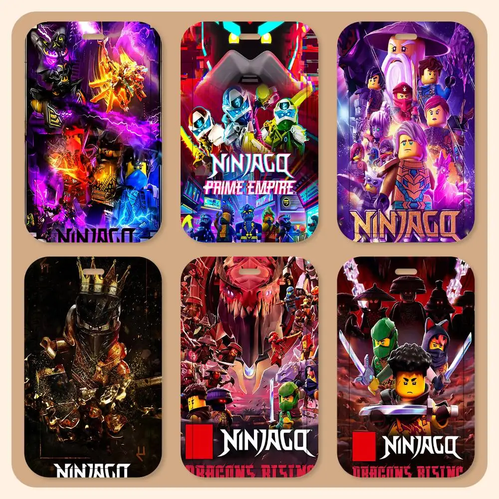 

Держатели для карт L-Lego Ninjago Movie с ремешком на шею, для студенческих билетов, пропусков, контроля доступа