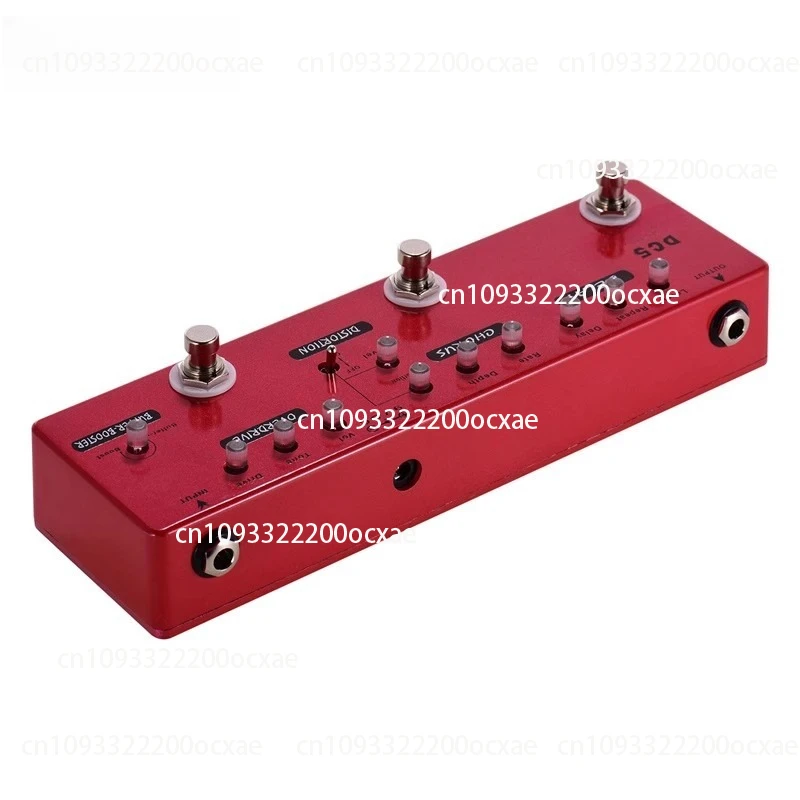 

DC5 Delay, Distortion, Excitation, Overdrive, Chorus, 5-in-1, Noise Canceling, Buffered Reverb, Stompbox Guitar