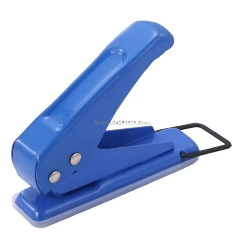 Single Hole Puncher 1/4Inch Ergonomic Metal Paper Punchers For Art Craft Project