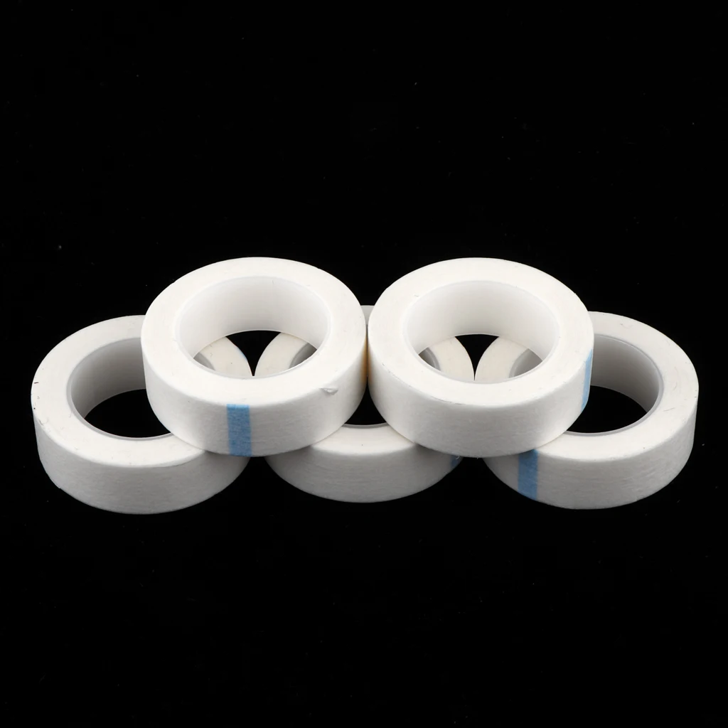 5x cinta de pestañas no tejida gasa debajo de parches oculares para pestañas