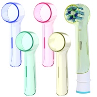 Oral B Compatible Electric Toothbrush Heads Dustproof Covers 4 Pcs, Oral B Brush Head Protective Cover Caps for Storage & Travel
