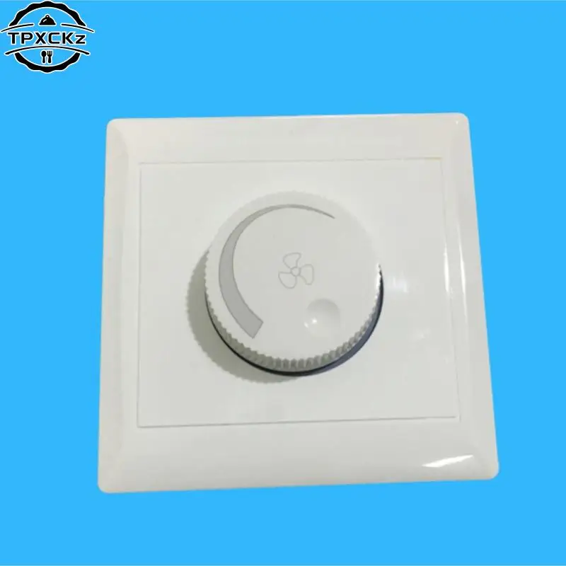 1pc 220V 10A Adjustment Ceiling Fan Speed Control Switch Wall Button Dimmer Switch 'lirunzu