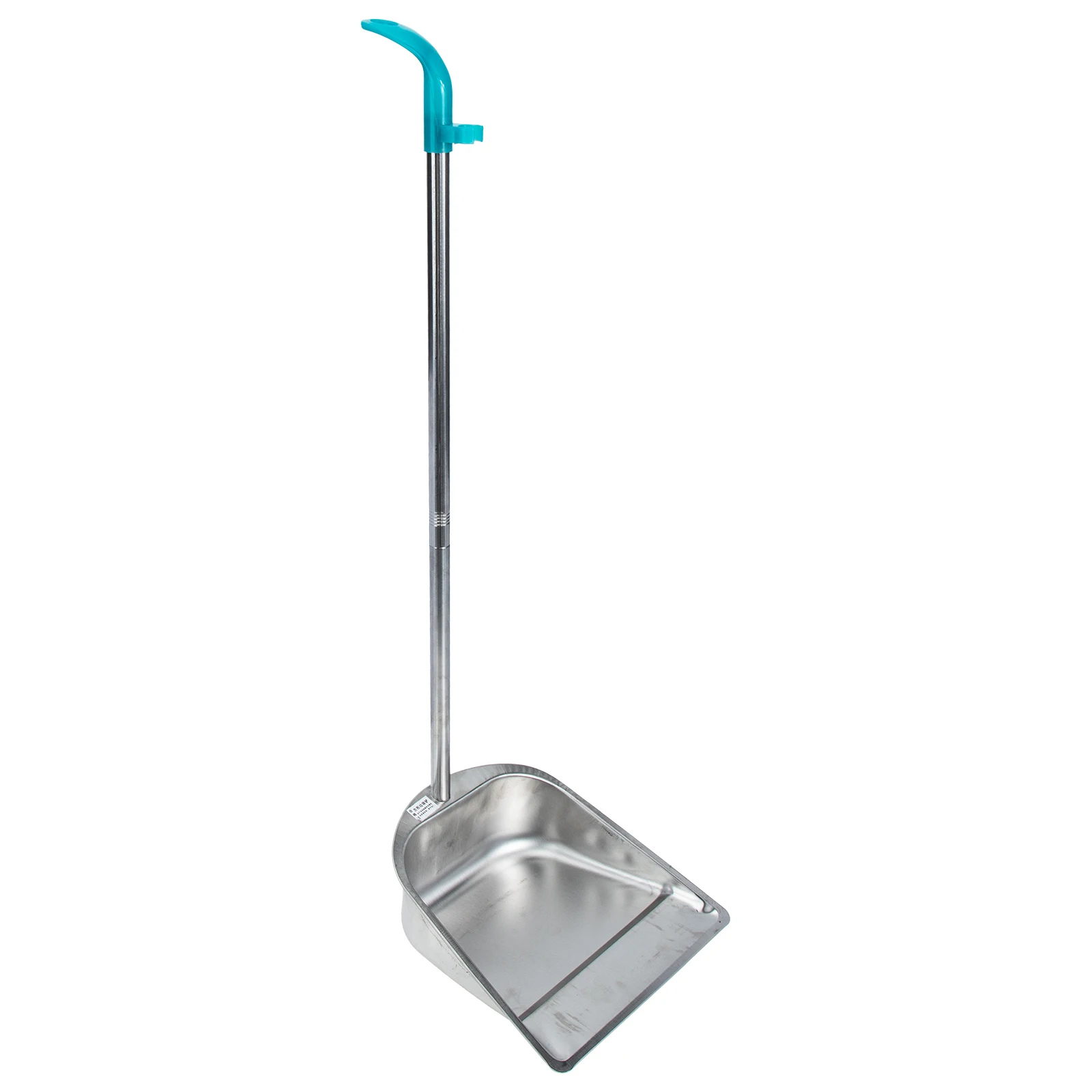 

Stainless Steel Garbage Shovel Dustpan Long Handle Metal Cleaning Supplies Home Sweep Child Square Thick Dustpan Lightweight